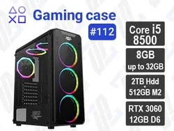 سیستم کامپیوتر گیمینگ با پردازنده Core i5 8500 مدل 112