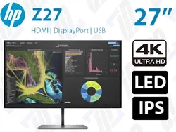 مانیتور HP Z27 G3 سایز 27 اینچ استوک فریم لس  LED 4K IPS