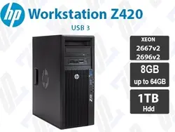 کیس استوک HP Workstation Z420 سایز Tower