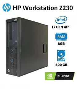 کیس استوک HP Workstation Z230 پردازنده i7 گرافیک Quadro 2GB