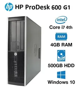 کیس استوک hp مدل ProDesk 600 G1 پردازنده i7 نسل 4 سایز مینی
