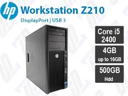 کیس استوک HP Workstation Z210 ورک استیشن پردازنده i5 نسل 2 سایز مینی Tower
