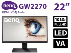 مانیتور بنکیو Benq GW2270 سایز 22 اینچ کیفیت FHD پنل VA اوپن باکس