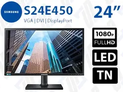 مانیتور سامسونگ S24E450D استوک 24 اینچ FHD LED TN 5ms