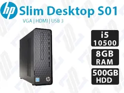 کیس HP Slim Desktop S01 پردازنده i5 10500 نسل 10