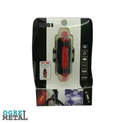 چراغ عقب دوچرخه شارژی مدل اوکی -100%تضمین کیفیت -اوگرمتال