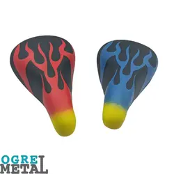 زین دوچرخه بچه گانه سایز 12-16 مدل آتشی - رنگ بندی متنوع