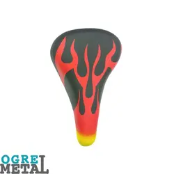 زین دوچرخه بچه گانه سایز 12-16 مدل آتشی - رنگ بندی متنوع