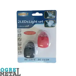 چراغ دوچرخه مدل ژله ای کوچک Small jelly+نوردهی بالا-اوگرمتال