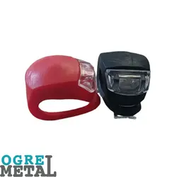 چراغ دوچرخه مدل ژله ای کوچک Small jelly+نوردهی بالا-اوگرمتال