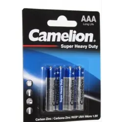 باتری نیم قلمی Camelion مدل Super Duty Heavy (کارتی 4تایی)
