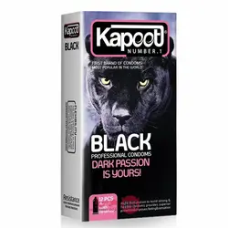 کاندوم مشکی کاپوت مدل Black