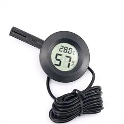 دما سنج و رطوبت سنج دیجیتال گرد همراه با پراب