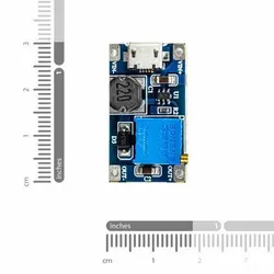 ماژول MT3608 رگولاتور DC به DC افزاینده 2 آمپر همراه Micro Usb