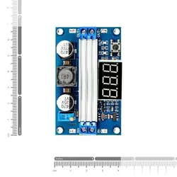 ماژول رگولاتور DC به DC افزاینده 100 وات LTC1871 همراه با نمایشگر ولتاژ