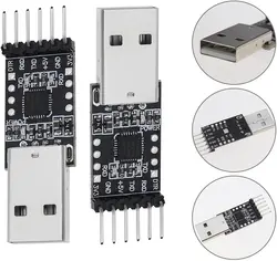 مبدل USB به سریال CP2102 همراه DTR