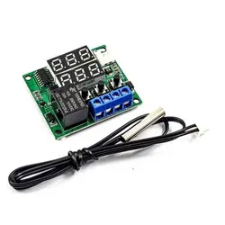 ماژول ترموستات دیجیتال XH-W1219 دارای نمایشگر و کلیدهای کنترل دما
