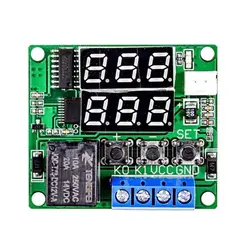 ماژول ترموستات دیجیتال XH-W1219 دارای نمایشگر و کلیدهای کنترل دما