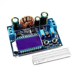 ماژول رگولاتور DC به DC کاهنده / افزاینده 4 آمپر با قابلیت نمایش و تنظیم ولتاژ و جریان خروجی