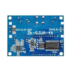 ماژول رگولاتور DC به DC کاهنده / افزاینده 4 آمپر با قابلیت نمایش و تنظیم ولتاژ و جریان خروجی
