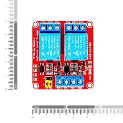 ماژول رله 5 ولت دو کاناله