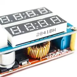 منبع تغذیه و رگولاتور قابل تنظیم همراه با نمایشگر جریان و ولتاژ DCDC-5-30V