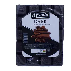 شکلات تخته ای تلخ 220 گرمی برای تزیین کیک و دسر