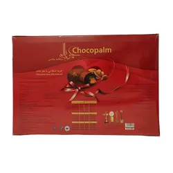 خرما شکلاتی کادویی با مغز بادام 400 گرمی