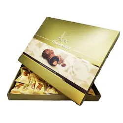 خرمای شکلاتی با مغز بادام کادویی 250 گرمی