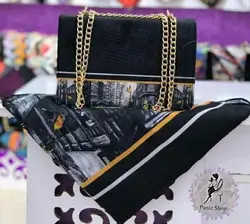 👜ست کیف پاسپورتی و روسری