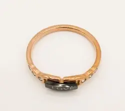 انگشتر دخترانه رزگلد طرح love