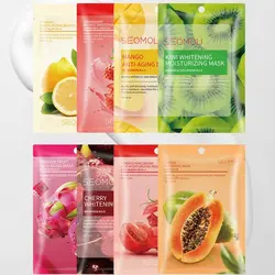 ماسک نرم کننده ورقه‌ای توت فرنگی SEOMOU