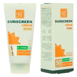 کرم ضد آفتاب فاقد چربی رنگی و مات 4 کاره SPF50 اسپات گارد مای MY