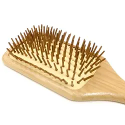 برس مو چوبی بامبو مستطیل