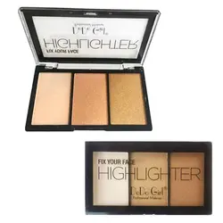 پالت هایلایتر 3 رنگ دودوگرل مدل 4039