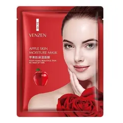 ماسک صورت ورقه‌ای سیب قرمز venzen