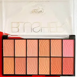 پالت رژگونه 12 رنگ آرت اسکین