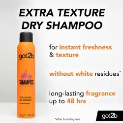 شامپو خشک Extra Texture گات تو بی got2b
