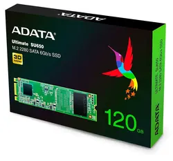 اس اس دی اینترنال ای دیتا مدل SU650 M.2 2280 ظرفیت 120 گیگابایت