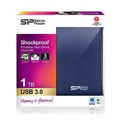 هارد اکسترنال Silicon Power مدل Armor A80 ظرفیت 2 ترابایت