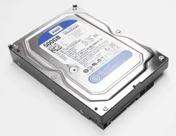 هارد دیسک اینترنال وسترن دیجیتال مدل WD BLUE WD5000AAKX ظرفیت 500 گیگابایت