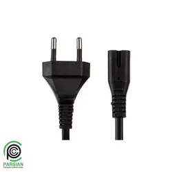 کابل برق دو پین سویز کد 47 طول 1.5 متر