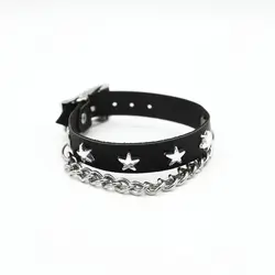 دستبند چرم دخترانه مدل ستاره - پیچازی Pchazee