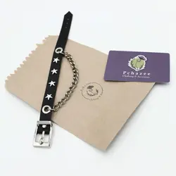 دستبند چرم دخترانه مدل ستاره - پیچازی Pchazee