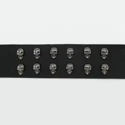 دستبند چرمی مدل اسکلت دو لاین - قیمت و خرید دستبند اسکلت