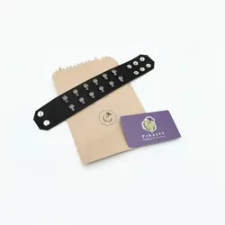 دستبند چرمی مدل اسکلت دو لاین - قیمت و خرید دستبند اسکلت