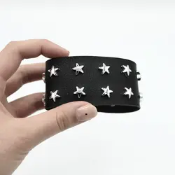 دستبند چرمی پهن مدل Interstellar - پیچازی Pchazee