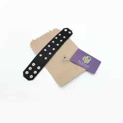 دستبند چرمی پهن مدل Interstellar - پیچازی Pchazee