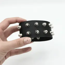 خرید دستبند چرم پهن -قیمت و خرید دستبند -  دستبند مردانه شیک