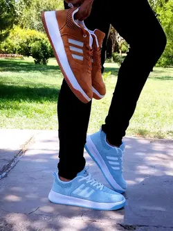 کفش اسپرت مردانه مدل آدیداس بوتیکی آبی